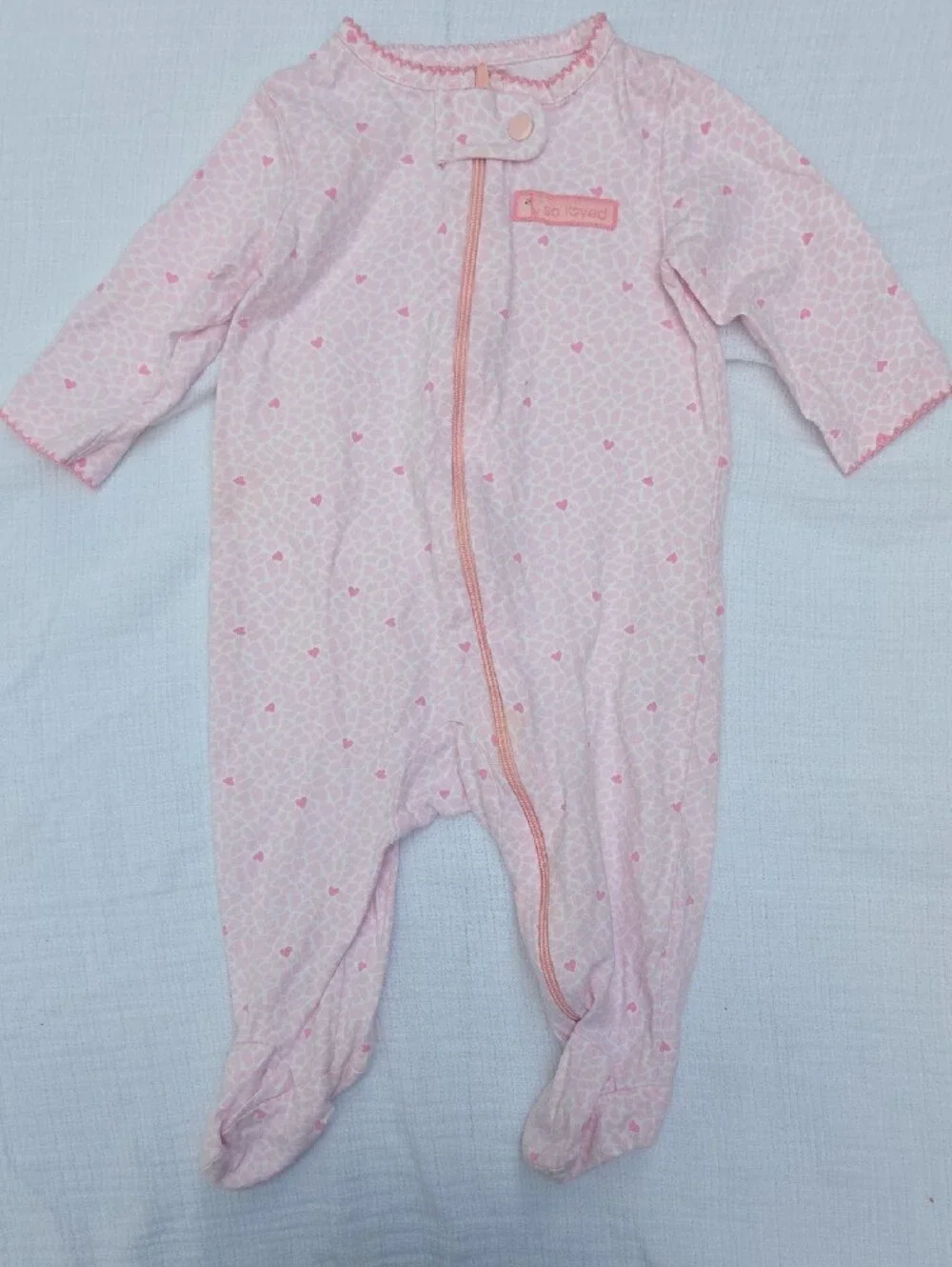 Baby Girl 5-pack Pink Multi Footed Sleepers 0-3 Months